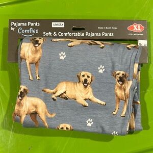 Dog Print Pajama Pants - Blue